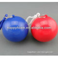 Ball PE plastic rain cape for promotion